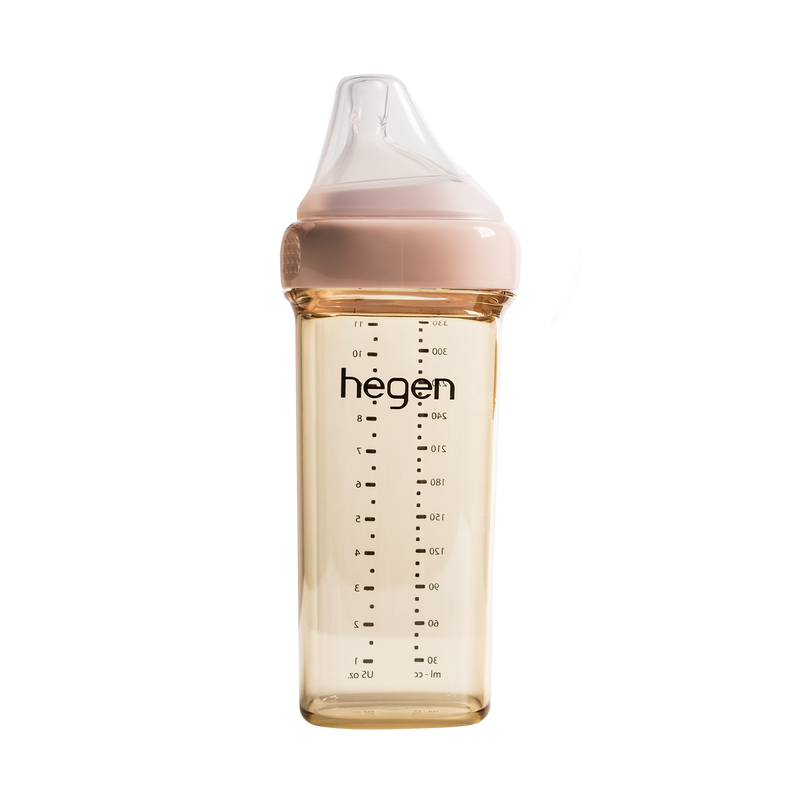 『Hegen』  PCTO™ PPSU多功能寬口奶瓶 330ml / 11oz 粉紅色