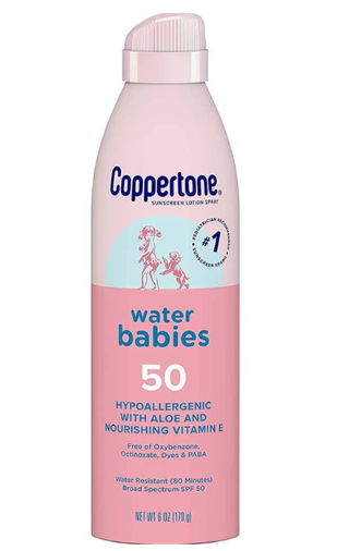 『Coppertone』 水寶寶 水嫩防曬 噴霧spf50 170g