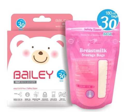 BAILEY 雙開感溫抗菌母乳袋30pcs