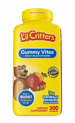 Lil Critters小熊糖兒童多種複合維生素軟糖 300粒