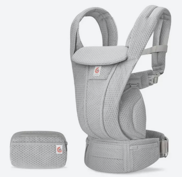 Ergobaby Omni Deluxe 全階段多用途收納透氣背帶 -淺灰色