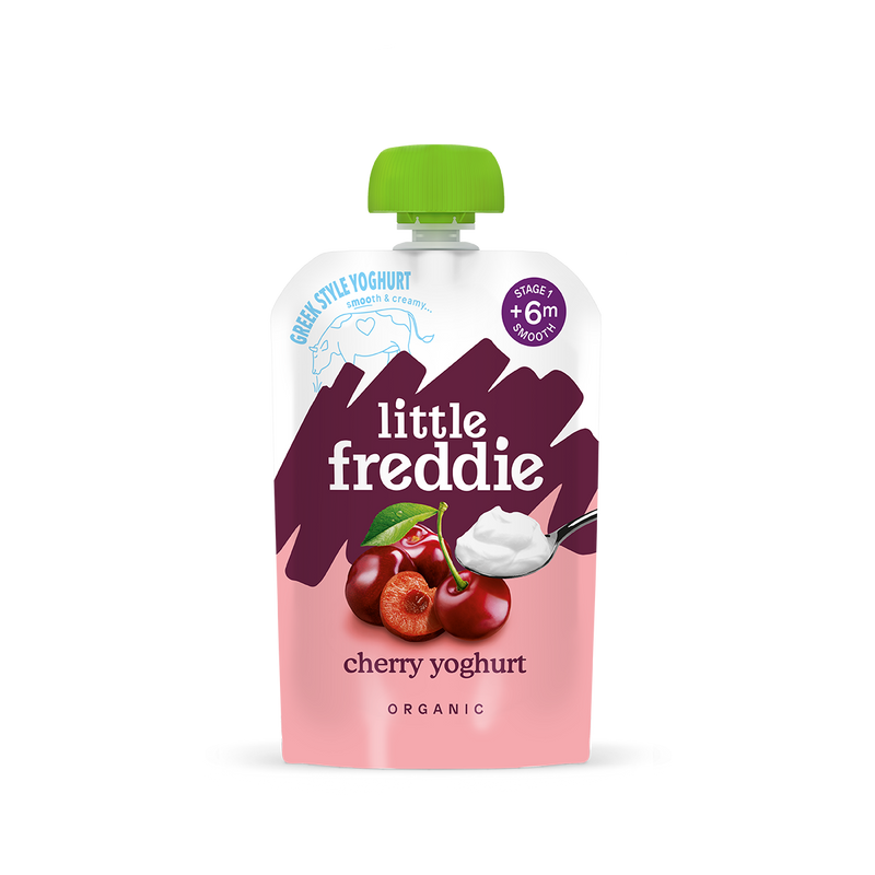 『Little Freddie』Organic Cherry Greek Style Yoghurt