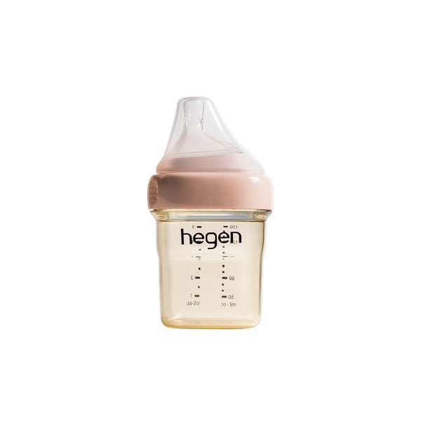 『Hegen』 PPSU多功能方圓型寬口奶瓶 150ml / 5oz  粉紅色