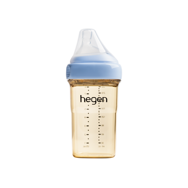 『Hegen』  PCTO™ PPSU多功能寬口奶瓶 240ml / 8oz 藍色
