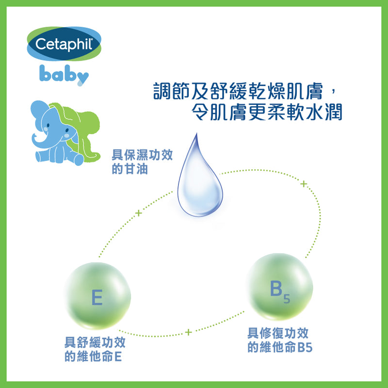 Cetaphil舒特膚嬰兒潤膚霜400ml (原裝行貨)