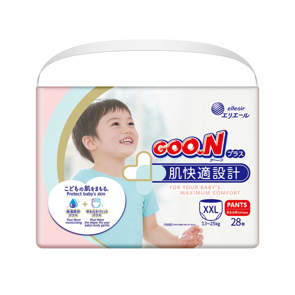 『Goo.n』大王肌快適嬰兒紙尿褲加加大碼 28片(原裝行貨)