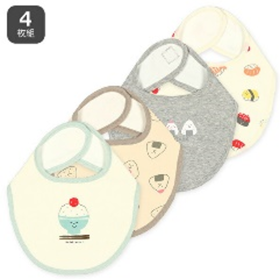 『Nishimatsuya』SmartAngel bib - 4 pcs (animals)