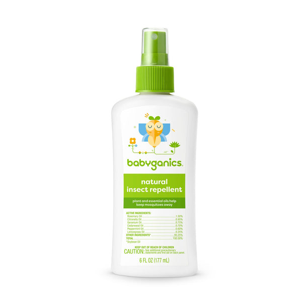 『Babyganics』Natural Insect Repellent DEET-Free 6oz